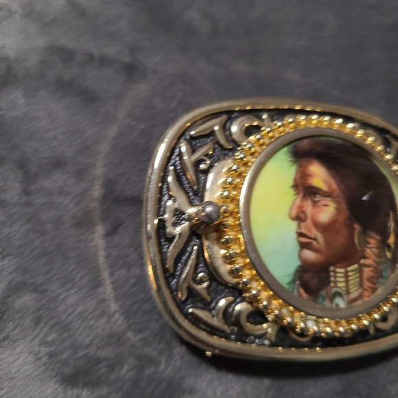 Vintage Cameo Belt Buckle 2 Piece Bundle - Picture 8 of 10